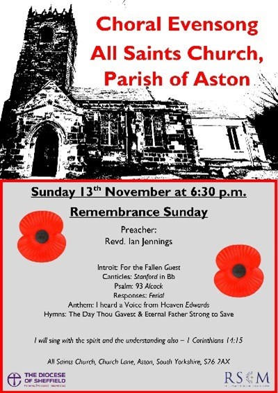 Remembrance SundayEvensong