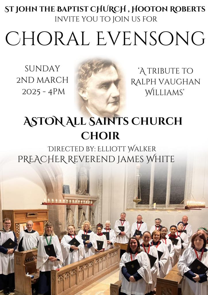 2nd March - VW Evensong