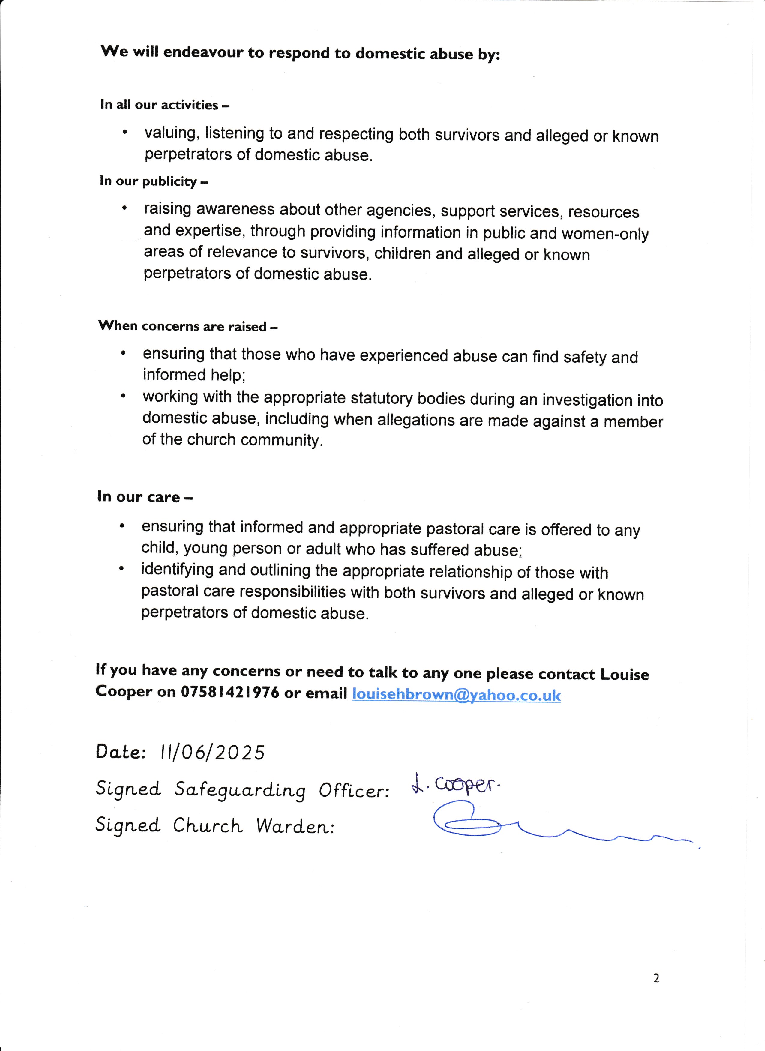 Safeguarding 5